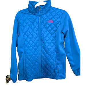 The North Face Jacket Girls Thermoball Puffer Quilted Jacket Full Zip XL 18